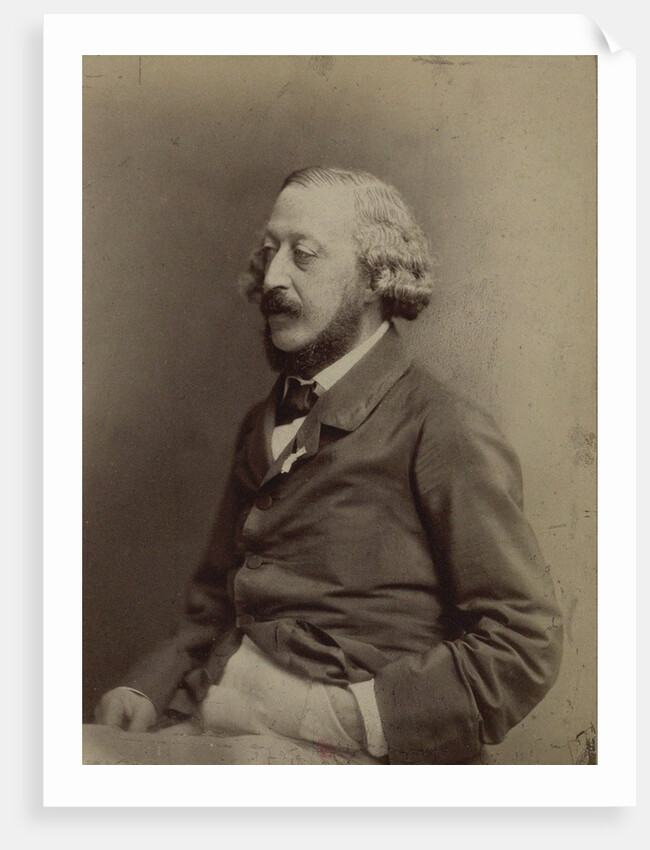 Portrait of the pianist and composer Stephen Heller, ca 1860 by Anonymous