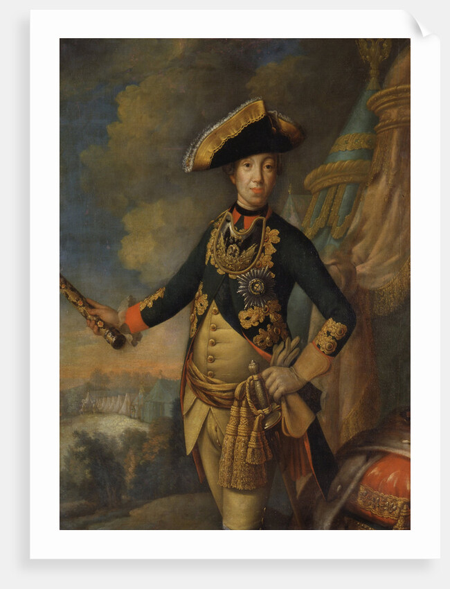 Portrait of the Tsar Peter III of Russia, 1762 by Anonymous