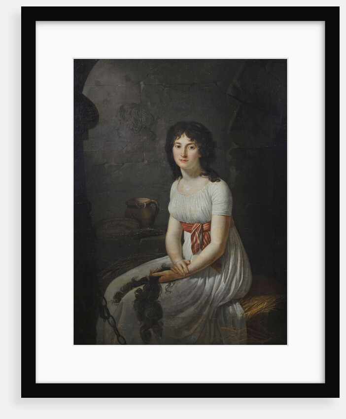 Portrait of Thérésa Tallien in a cell in La Force Prison, 1796 by Anonymous