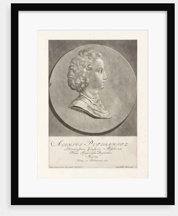 Portrait of Tsarevich Alexei Petrovich of Russia, 1713 by Anonymous