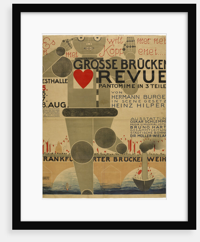 Poster for the Great bridge revue, 1926 by Anonymous