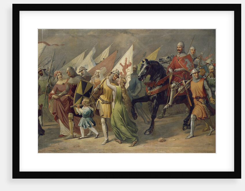 Return of Zurich Soldiers from the Battle of Dättwil, 1351, 1851 by Anonymous