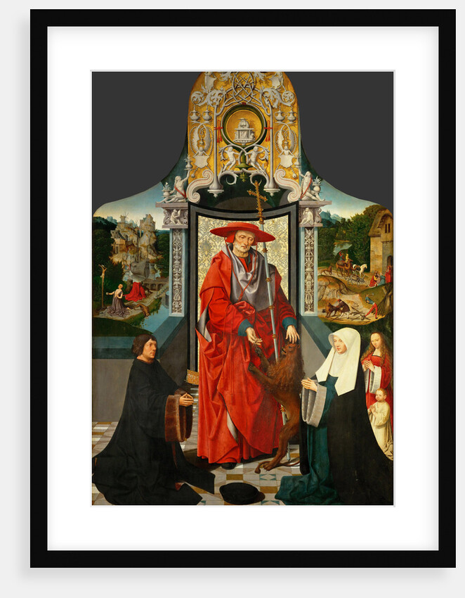 Saint Jerome and the lion (center panel), 1511 by Anonymous