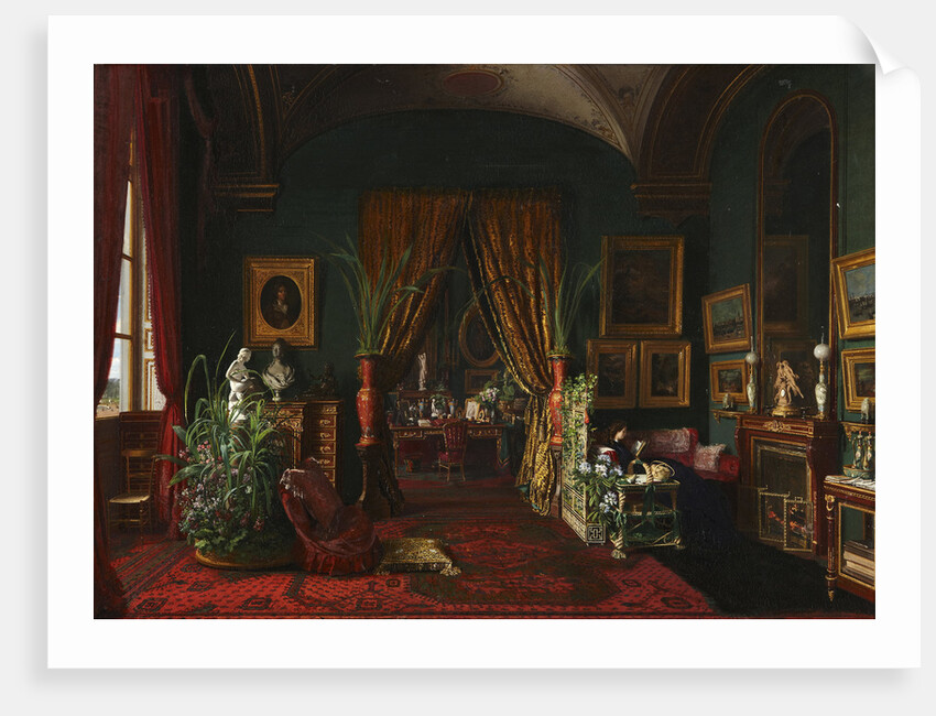 Salon of the Empress Eugénie at the Tuileries Palace, 1868 by Anonymous