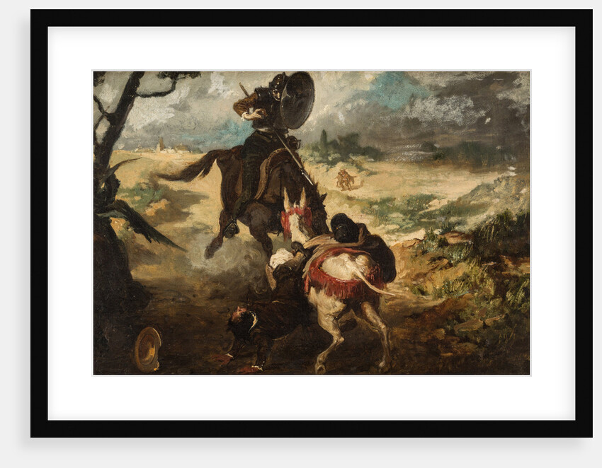 Scene from Don Quijote de la Mancha by M. de Cervantes, 1868-1870 by Anonymous