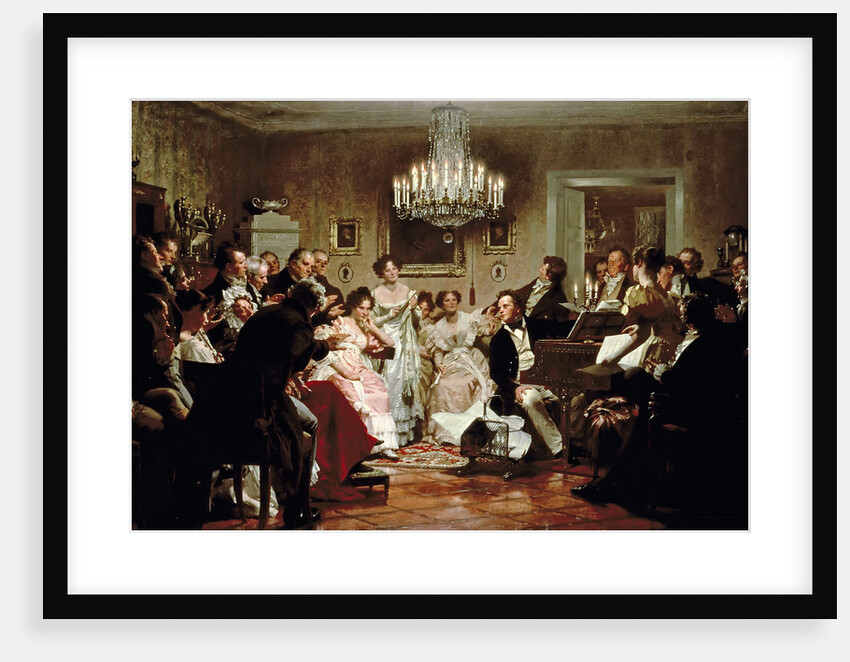 Schubertiade (Schubertabend), 1896 by Anonymous