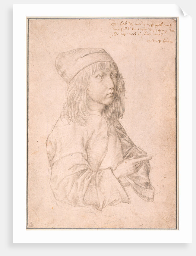 Self-portrait at the age of thirteen, 1484 by Anonymous