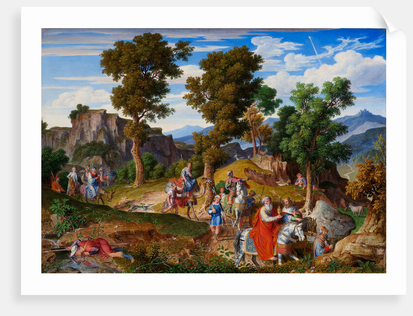 Serpentara Landscape with the Procession of the Magi, 1820 by Anonymous