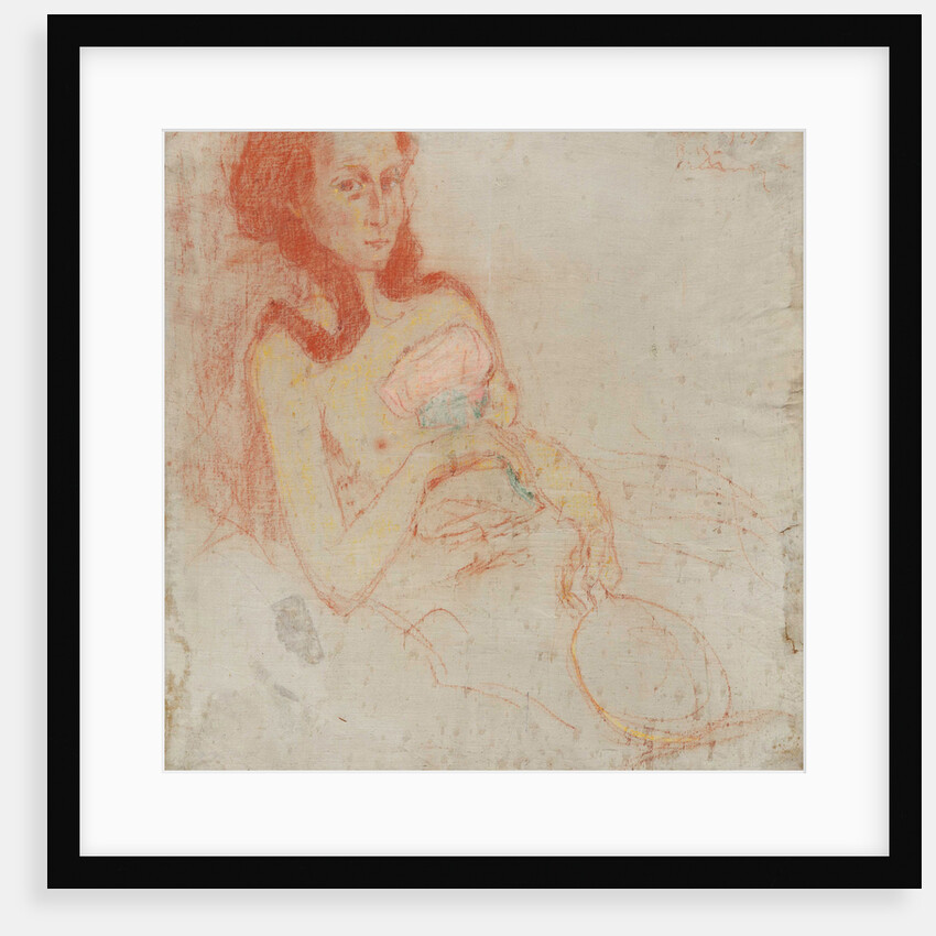 Sick girl, 1923 by Anonymous
