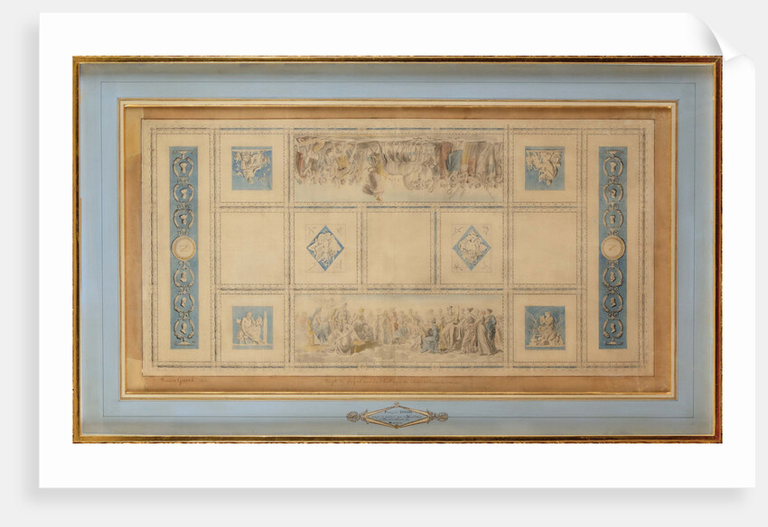Study for the Painted ceiling of the library in the Conservatory, 1812 by Anonymous
