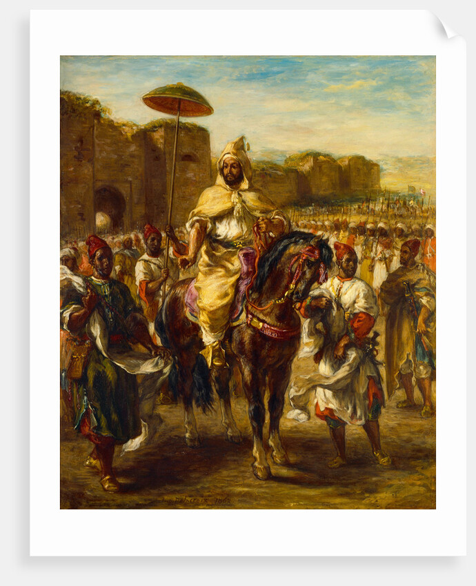 Sultan Moulay Abd al-Rahman, 1862 by Anonymous