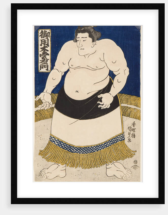 Sumo Wrestler Goyogi Kumoemon, 1840s by Anonymous