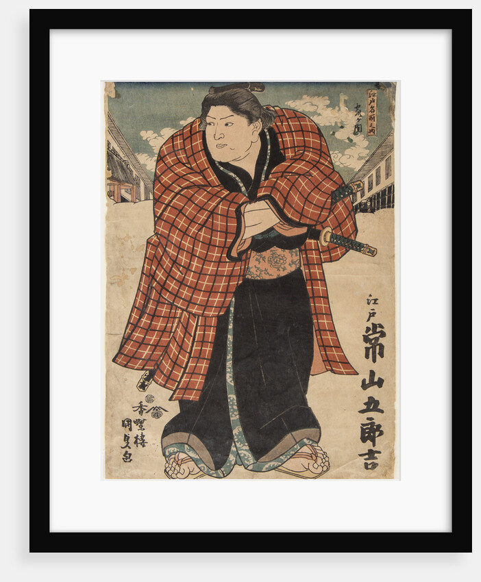 Sumo Wrestler Tsunenoyama Gorokichi, 1843 by Anonymous