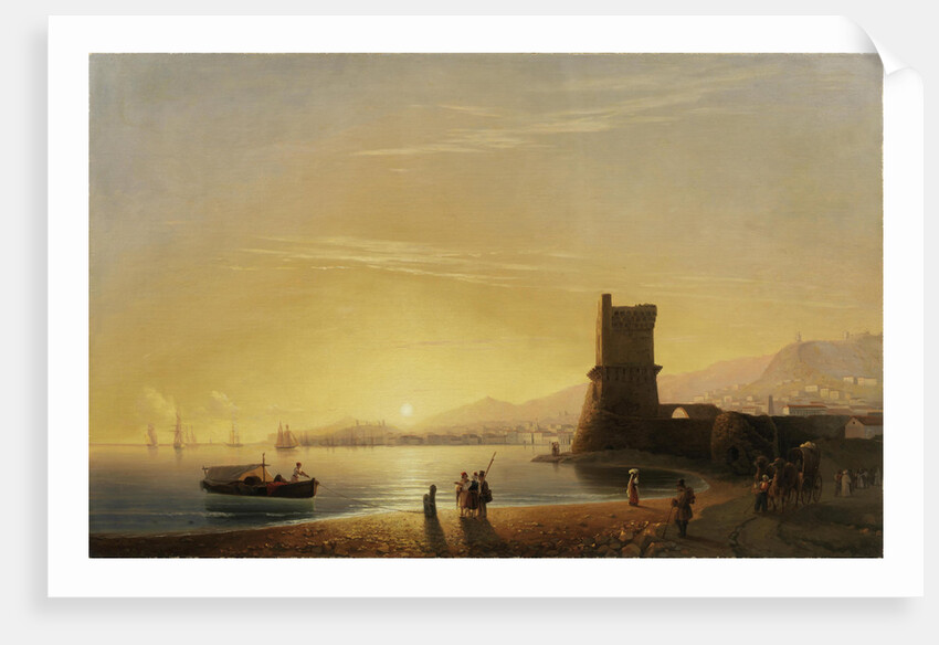 Sunrise in Feodosia, by Anonymous
