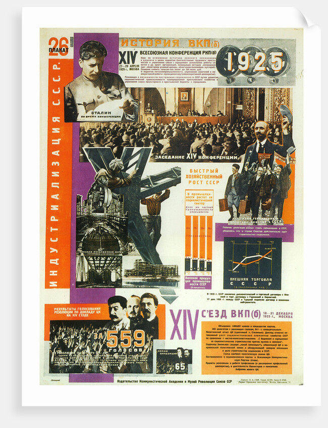 The 14th Congress of the All-Union Communist Party, 1925 by Anonymous