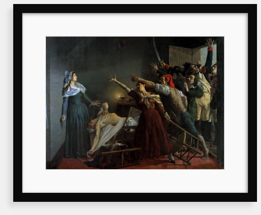 The Assassination of Jean-Paul Marat, 1880 by Anonymous