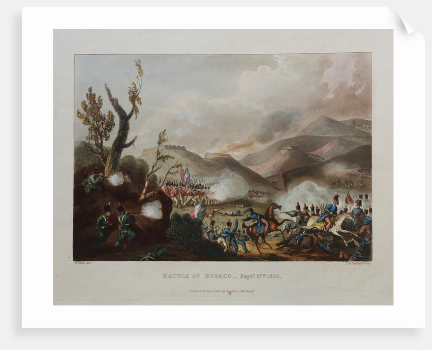 The Battle of Buçaco on September 27, 1810, 1815 by Anonymous