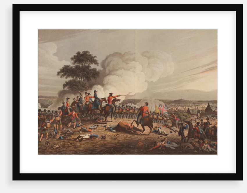 The Battle of Quatre Bras on 16 June 1815, 1816 by Anonymous
