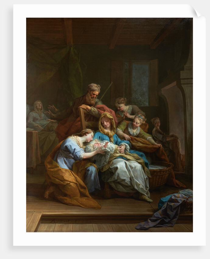 The Birth of the Virgin, 1744 by Anonymous