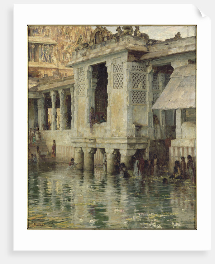 The Brahmin Bath, Madura, 1909 by Anonymous