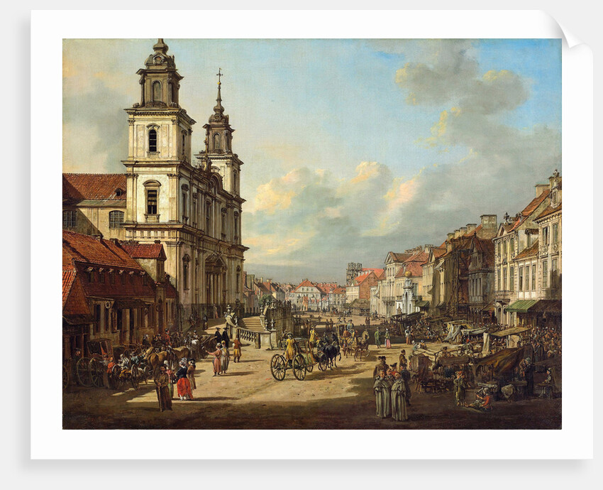 The Church of the Holy Cross in Warsaw, 1778 by Anonymous