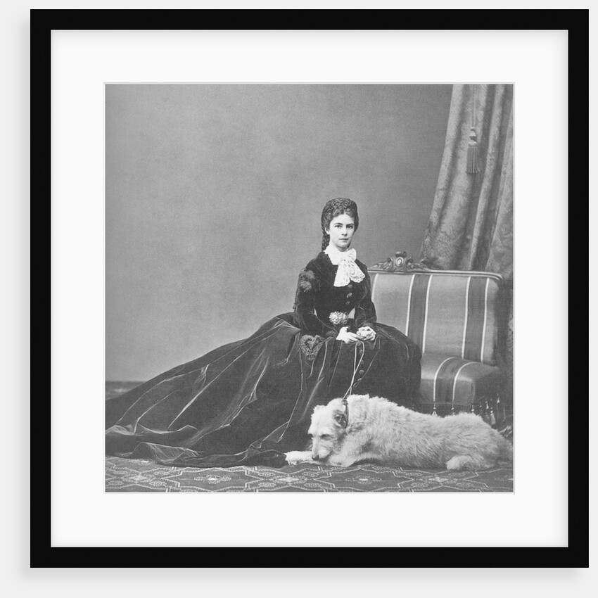 The Empress Elisabeth of Austria , 1865 by Anonymous