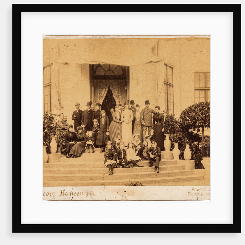 The English, Greek, Russian and Danish royal families at Bernstorff Palace, Denmark, 1890 by Anonymous