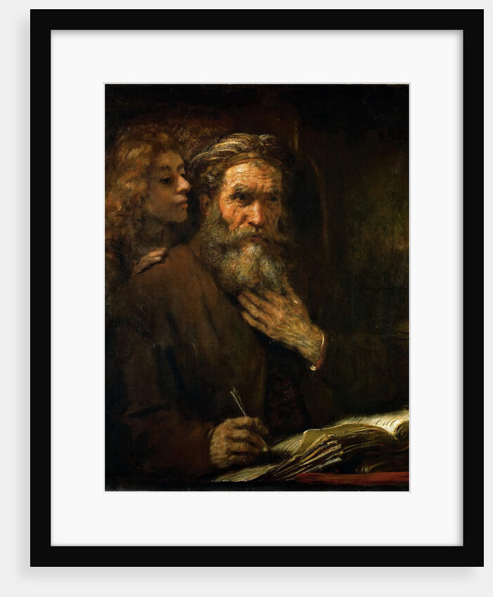 The evangelist Matthew and the angel, 1661 by Anonymous