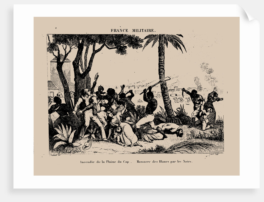 The Haitian Revolution. Slave rebellion on the night of 21 August 1791, 1833 by Anonymous