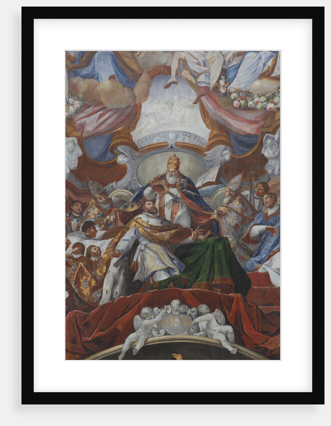 The Imperial Coronation of Charles the Great by Pope Leo III in 800, 1724 by Anonymous