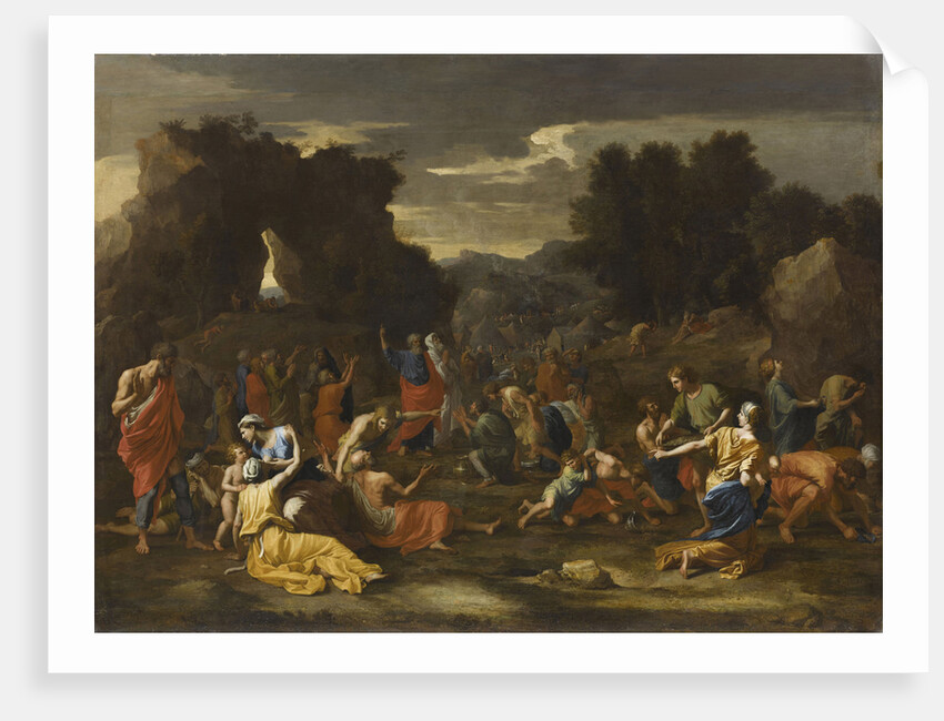 The Israelites gathering Manna, 1638 by Anonymous