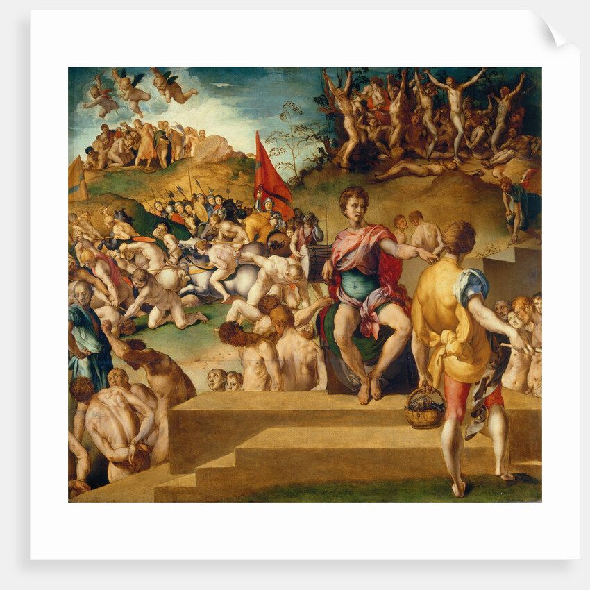 The Martyrdom of the Ten Thousand, ca 1529 by Anonymous