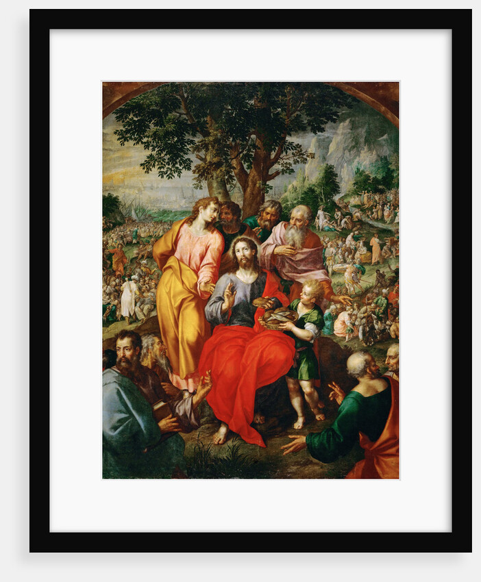 The Miracle of the Five Loaves and Two Fishes, ca 1590 by Anonymous