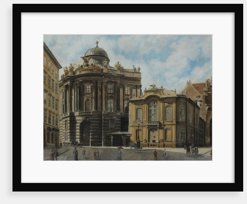 The old Burgtheater in Vienna, by Anonymous
