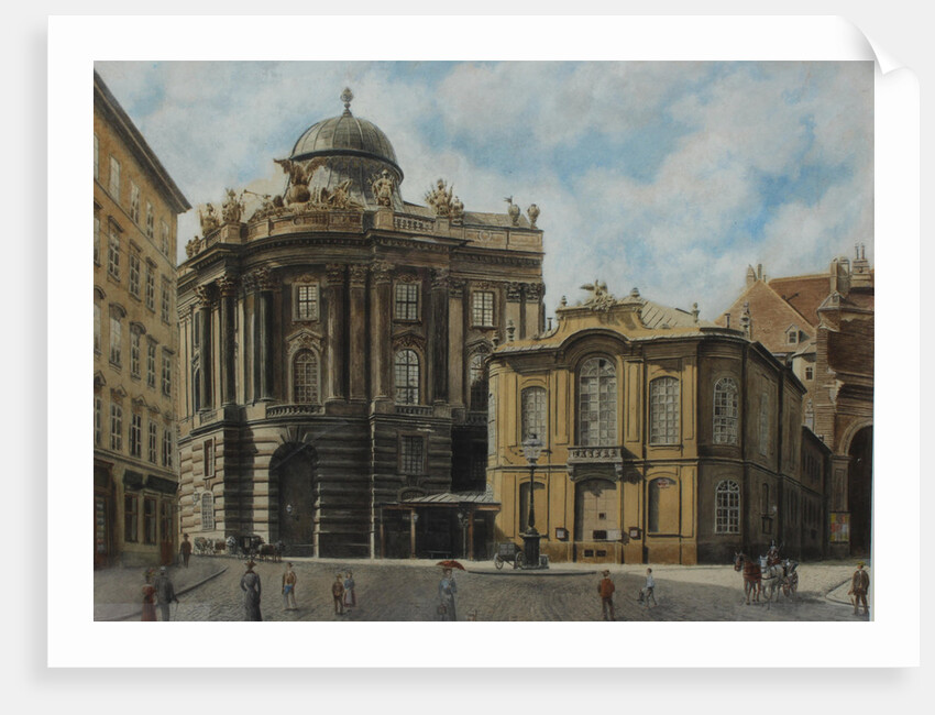 The old Burgtheater in Vienna, by Anonymous
