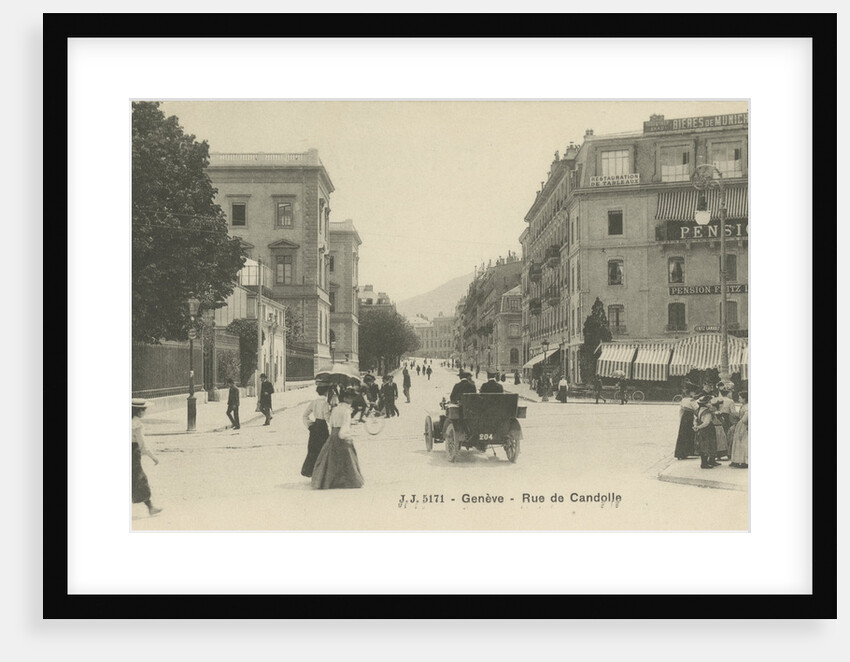 The Plaine de Plainpalais in Geneva, Early 20th cen by Anonymous