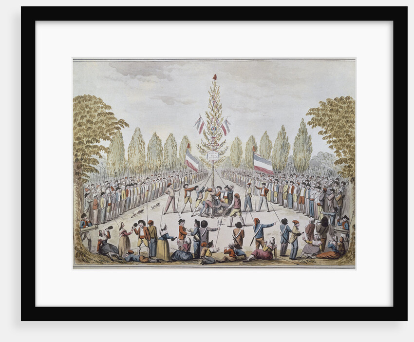 The Planting of a Liberty pole, 1792 by Anonymous