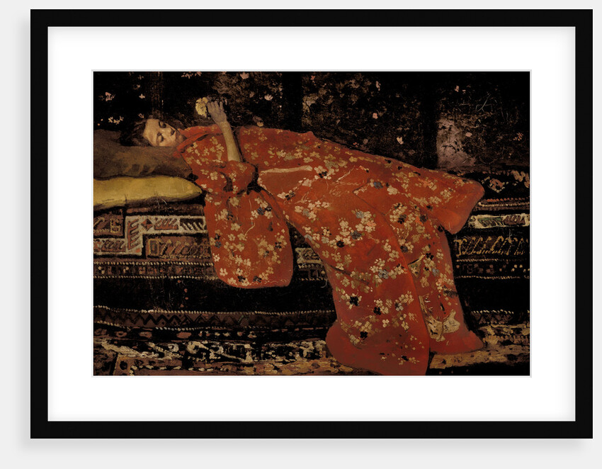 The Red Kimono, 1896 by Anonymous