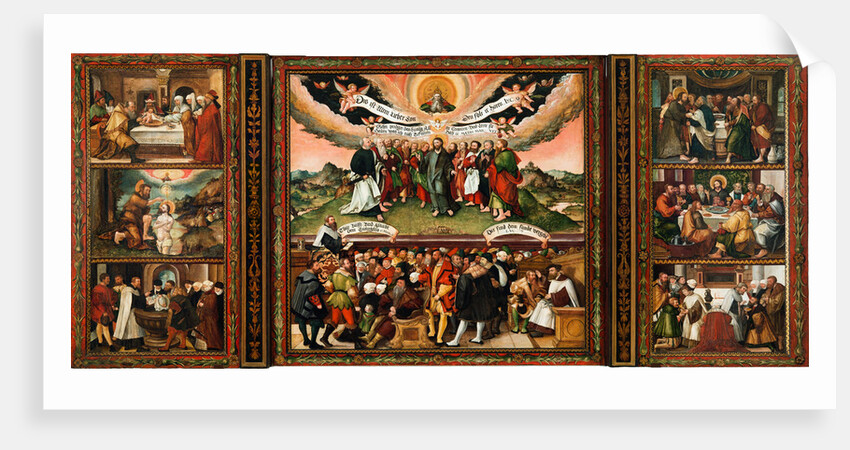 The Reformation Altarpiece, 1554-1555 by Anonymous