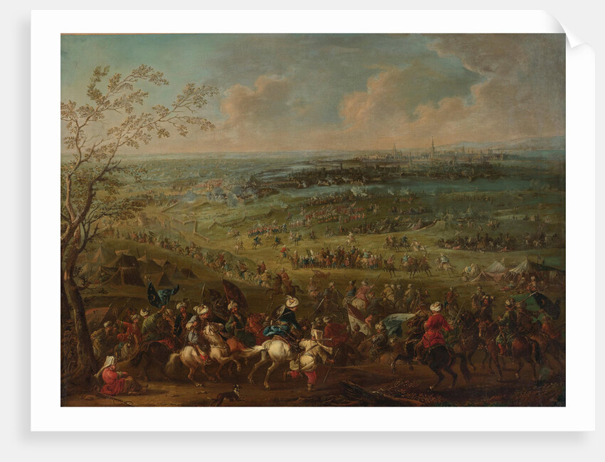 The Siege of Vienna by Turkish army, by Anonymous