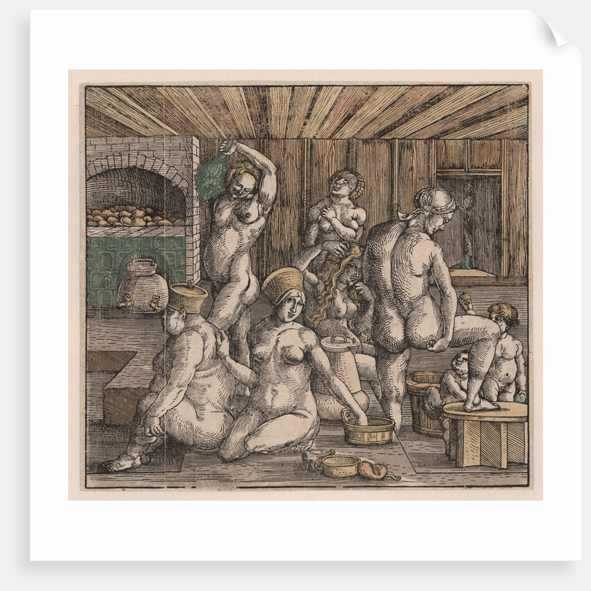 The womens bath, c. 1500 by Anonymous