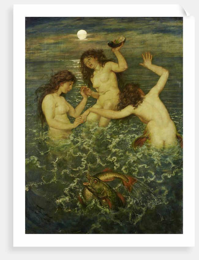 Three Mermaids, 1879 by Anonymous