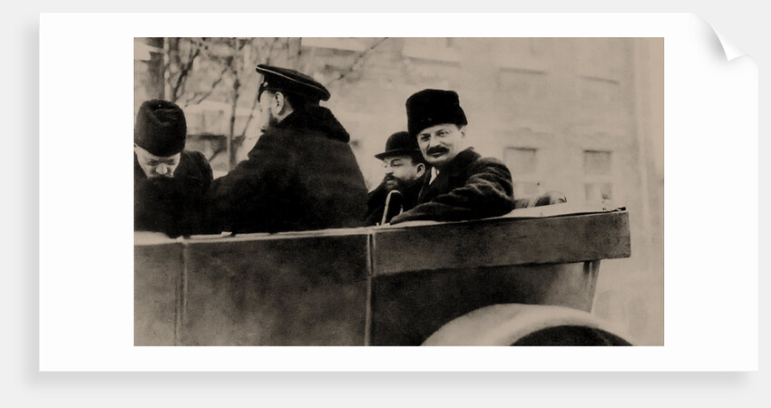 Trotsky and Joffe in Brest-Litovsk, 1918, 1918 by Anonymous