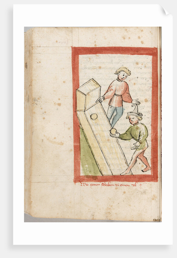 Two men bowling by Anonymous