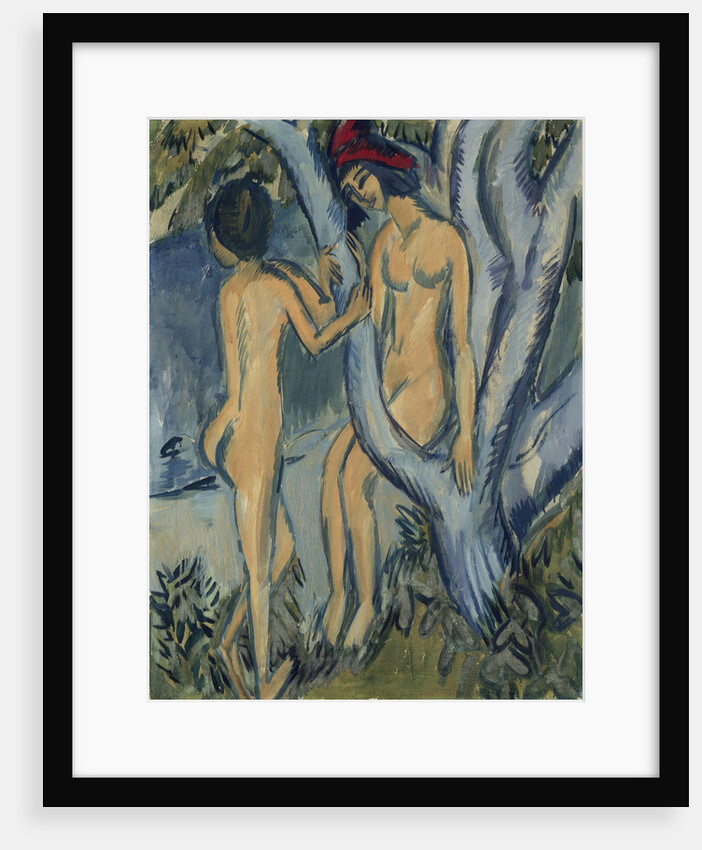 Two Nudes by a Tree, Fehmarn, 1912-1913 by Anonymous