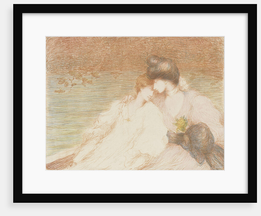 Two Young Women in a Boat (Deux jeunes femmes dans une barque), by Anonymous