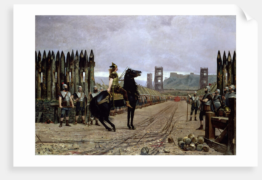 Vercingetorix before Caesar, 1886 by Anonymous