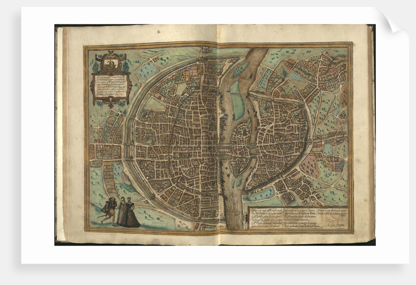 View of Paris, 1572 by Anonymous