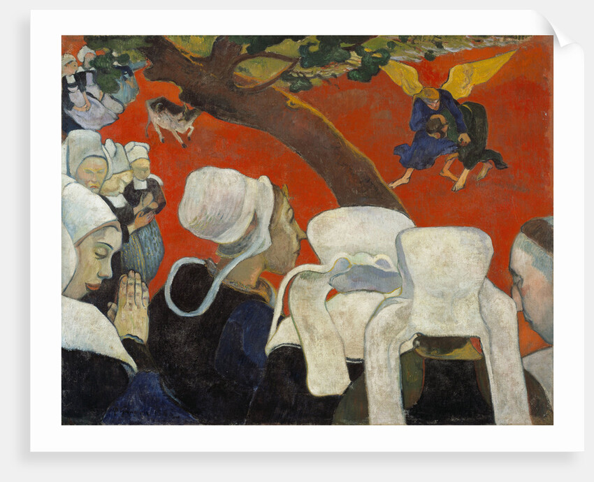 Vision after the Sermon (Jacob Wrestling with the Angel), 1888 by Anonymous