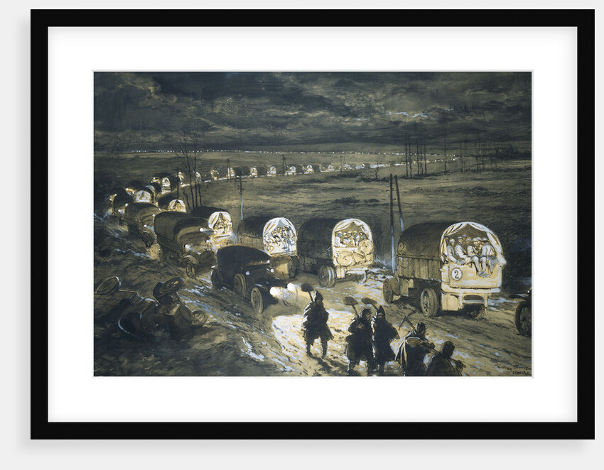 Voie Sacrée (Sacred Way), Verdun, 1916 by Anonymous